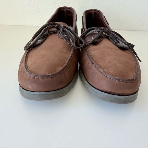 Sperry Top-Sider Mako 2-Eye Canoe Brown Moc Boat Shoes - Men’s Size 13 - Picture 5 of 15